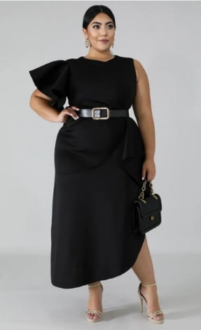 Black Asym Dress