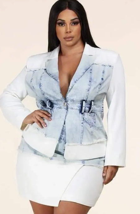 Two Piece Denim Set